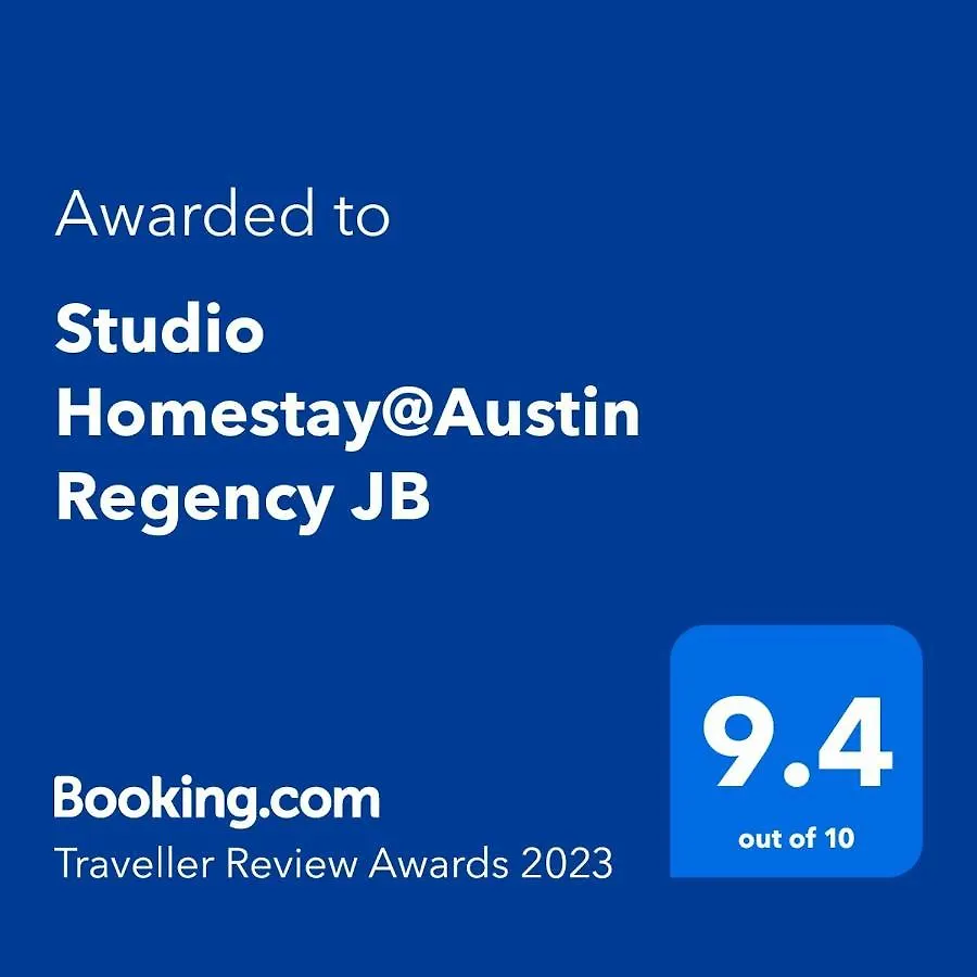 Studio Homestay@Austin Regency Jb Johor Bahru Appartamento